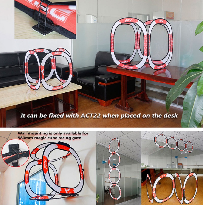 780mm FPV Racing Gate Goal Wit - đánh giá và giá Drone Racing Flag
