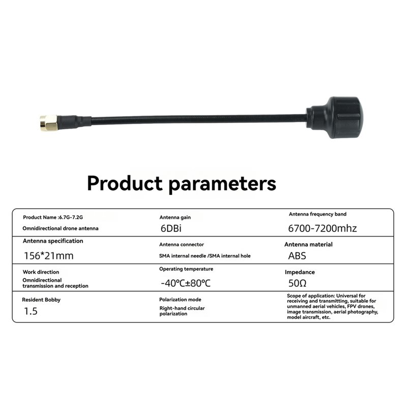 [NEW!A25P】 6.7-7.2Ghz SMA Ante - đánh giá và giá Drone Racing Antenna