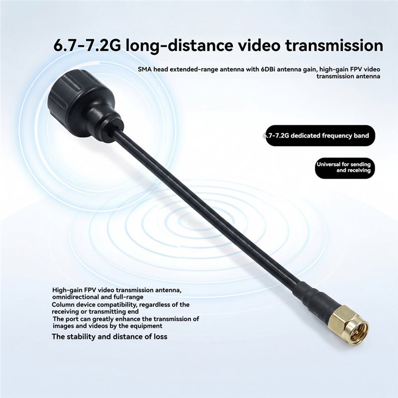 [NEW!A25P】 6.7-7.2Ghz SMA Ante - đánh giá và giá Drone Racing Antenna